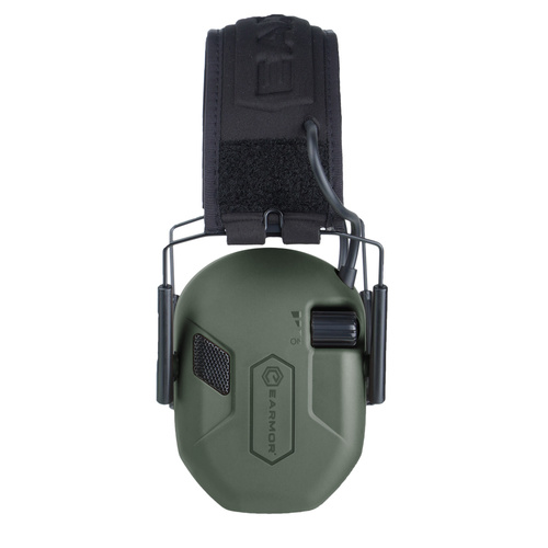 Earmor - Aktiver Gehörschutz M300T - NRR 23 dB - Bluetooth 5.4 - Foliage Green - M300T-FG - Aktive Kopfhörer - Ausrüstung