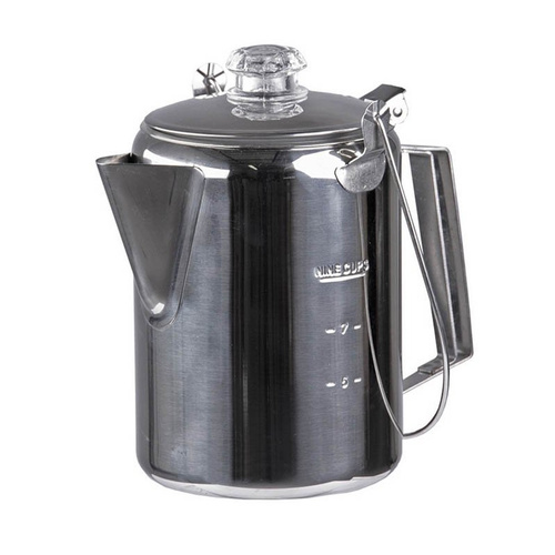 Mil-Tec - Wasserkocher / Kaffeekanne mit Perkolator - 1,2 l - 14680400 - Besteck & Geschirr