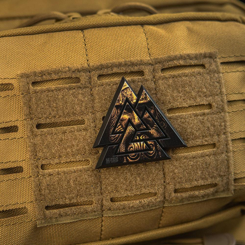 M-Tac - 3D PVC Valknut Patch - Schwarz / Coyote - 51161205 - 3D PVC Morale Patches - Verschiedenes