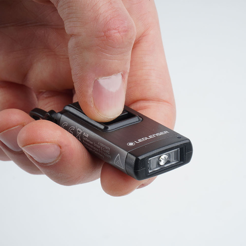 Outdoor - Ledlenser - Wiederaufladbare LED-Taschenlampe / Schlüsselring K4R - 120 lm - Grau - 502574 - LED-Taschenlampen