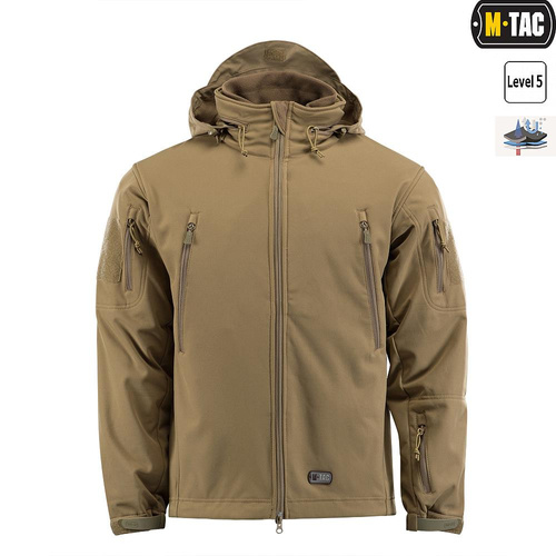 Softshell-Jacken - M-Tac - Gefütterte Soft Shell Jacke - Coyote - 20501003