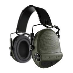 Sordin - Aktiver Gehörschützer Supreme X2 - Kopfbügel - Gel-Polster - Grün - 301006-10G