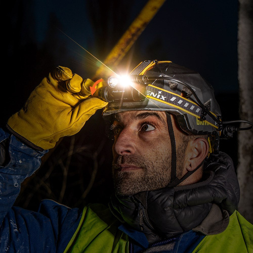 Fenix - LED-Stirnlampe ohne Tablett - Schwarz/Gelb - HM75R SE - LED-Taschenlampen - Outdoor