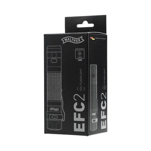LED-Taschenlampen - Walther - LED-Taschenlampe EFC2 - 1000 lm - Schwarz - 3.7140