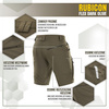 M-Tac - Taktische Shorts Rubicon Flex - 4-Way Stretch - YKK - Dark Olive - 20070048