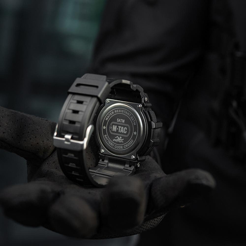 M-Tac - Taktische Uhr mit Kompass 2233 - Schwarz - 50010002 - Uhren - Verschiedenes