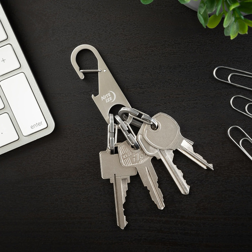 Schlüsselanhänger - Nite Ize - Karabiner Z-Rack Keychain Bottle Opener - Stahl - Silber - ZRB-11-R6